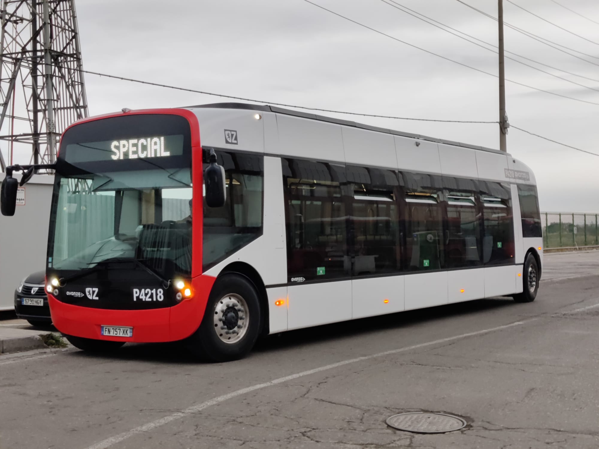 Nuevo autobús eléctrico en pruebas en la flota del autobús urbano de Zaragoza