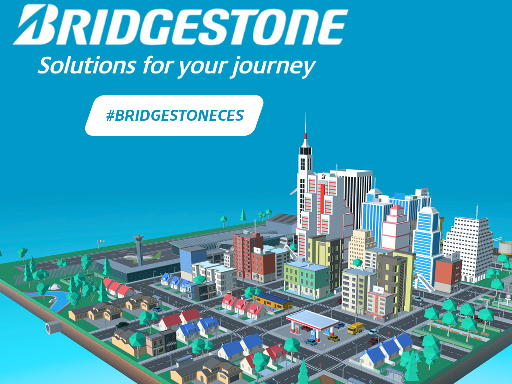 Imagen de Bridgestone debuta en la ciudad virtual del futuro, mostrando soluciones de movilidad en CES 2021