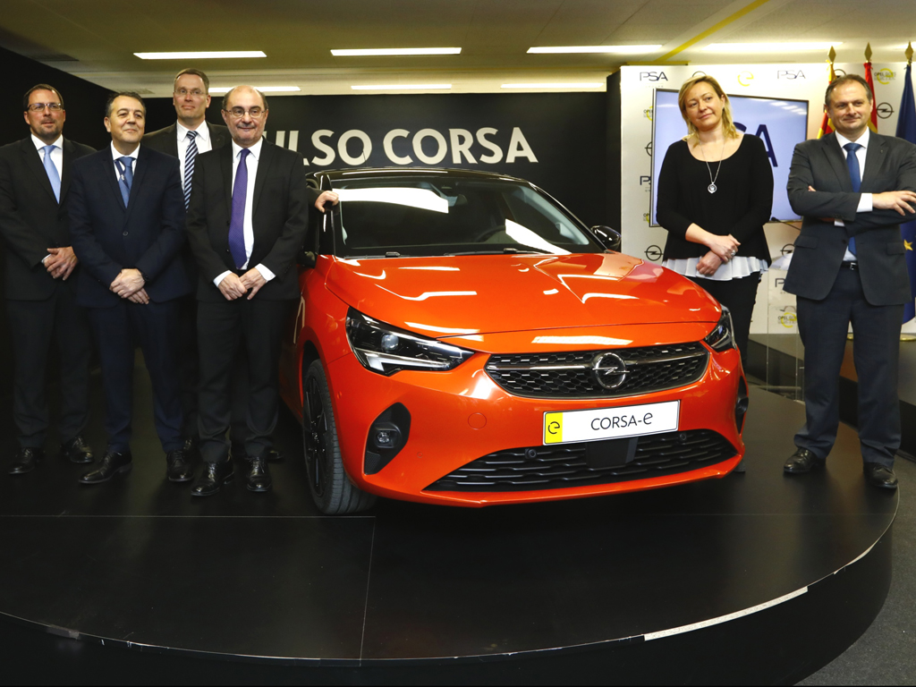 Imagen de El Opel Corsa eléctrico ya se fabrica en serie en PSA Zaragoza