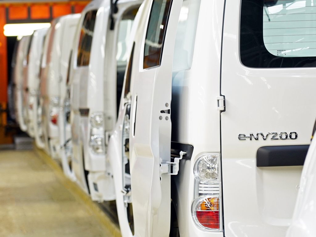 Imagen de Nissan dobla la producción de la furgoneta 100% eléctrica e-NV200 que fabrica en España