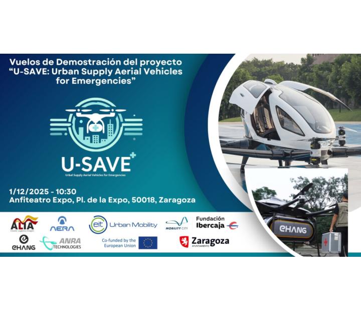 Vuelos de demostración del proyecto «U-SAVE: Urban Supply Aerial Vehicles for Emergencies»