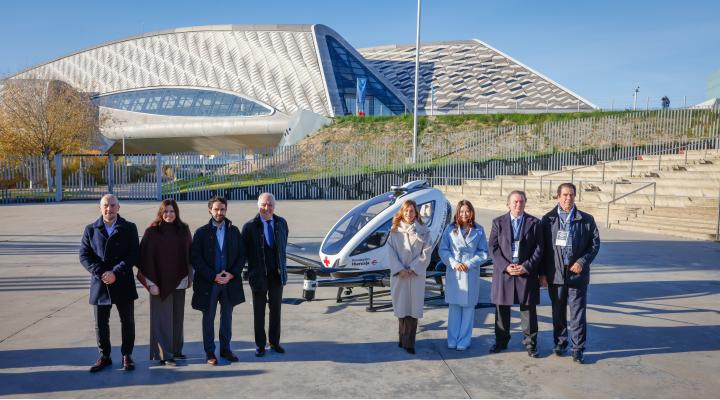 EL PROYECTO U-SAVE VALIDA EN ZARAGOZA UN SISTEMA AÉREO PARA SITUACIONES DE EMERGENCIA EN CIUDADES CON AERONAVES AUTOMATIZADAS DE GRAN CAPACIDAD