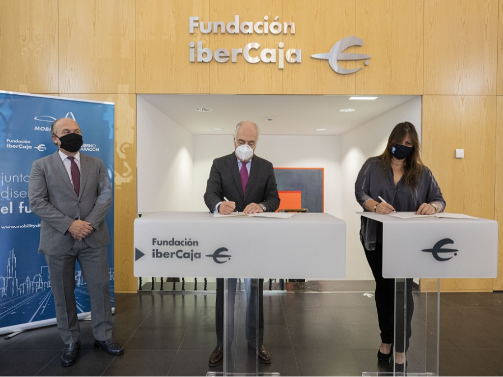 Fundación Ibercaja y Mobility City apoyan la creación de un Hub de drones en Aragón