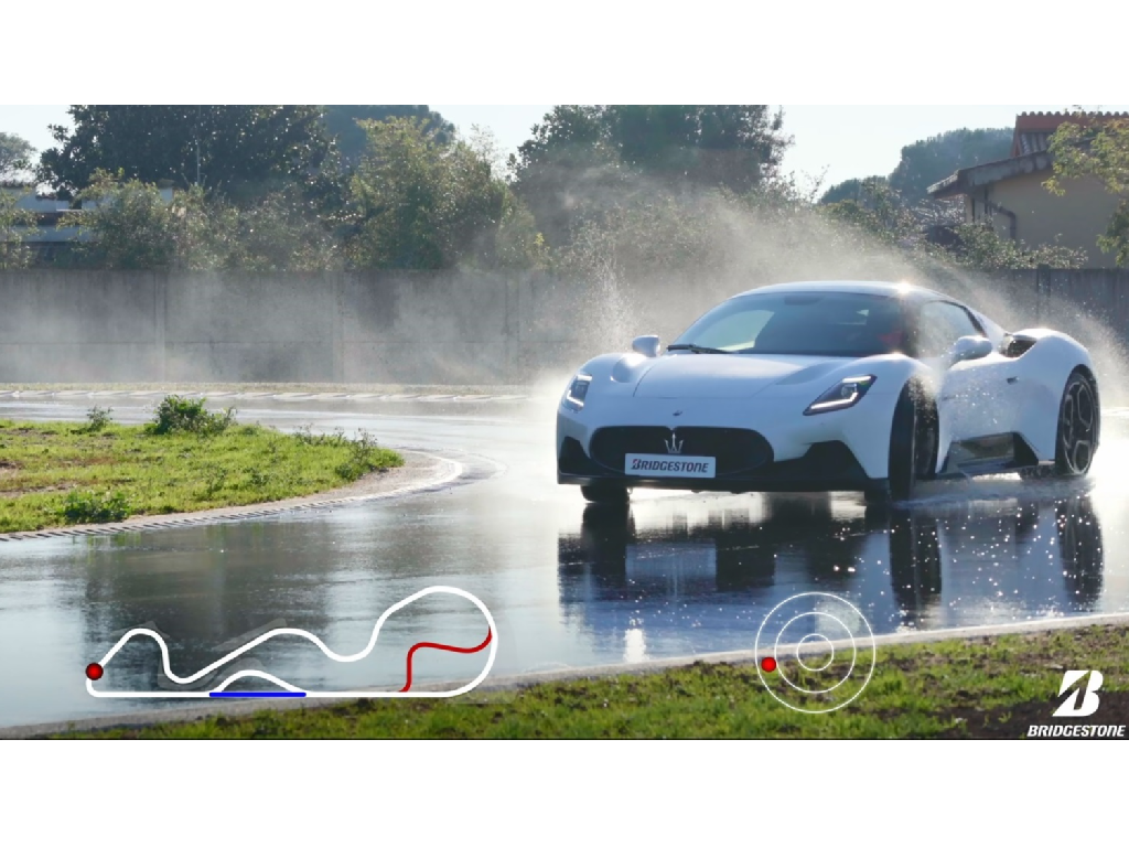 Bridgestone inaugura una nueva pista de conducción en mojado en su circuito de pruebas