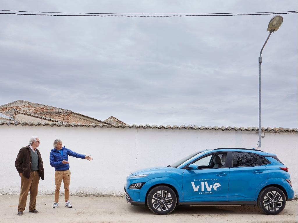 Hyundai lanza "Vive": su carsharing rural, en el pueblo más pequeño de España