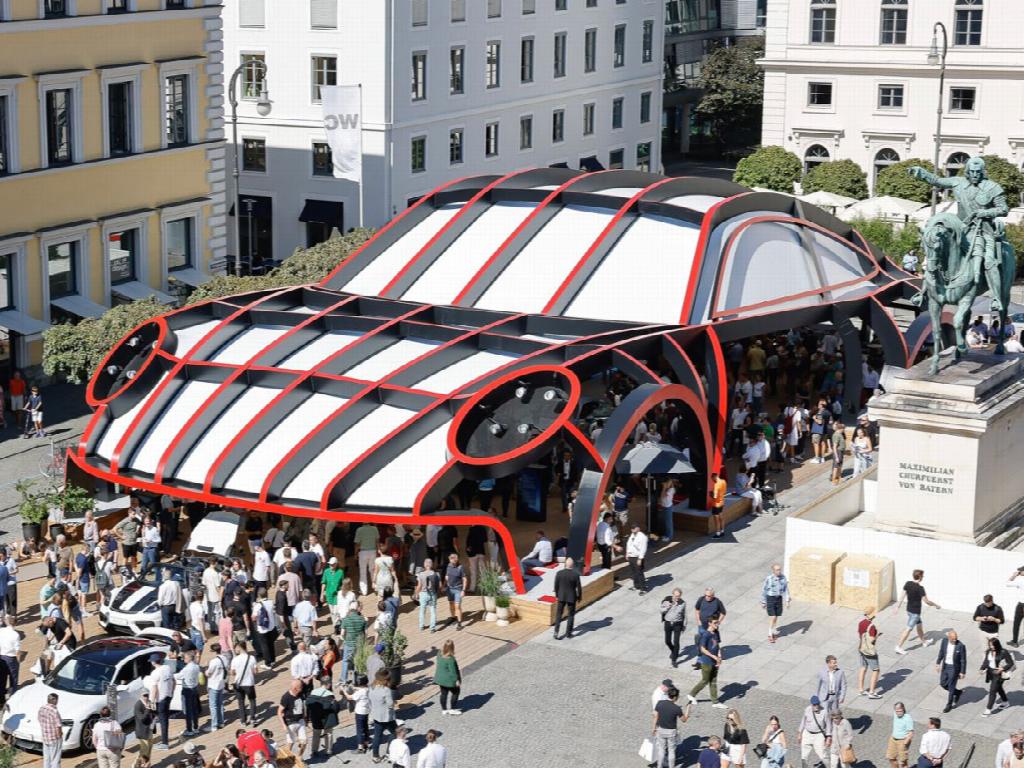Porsche muestra el stand más espectacular en la Feria de la Movilidad de Múnich