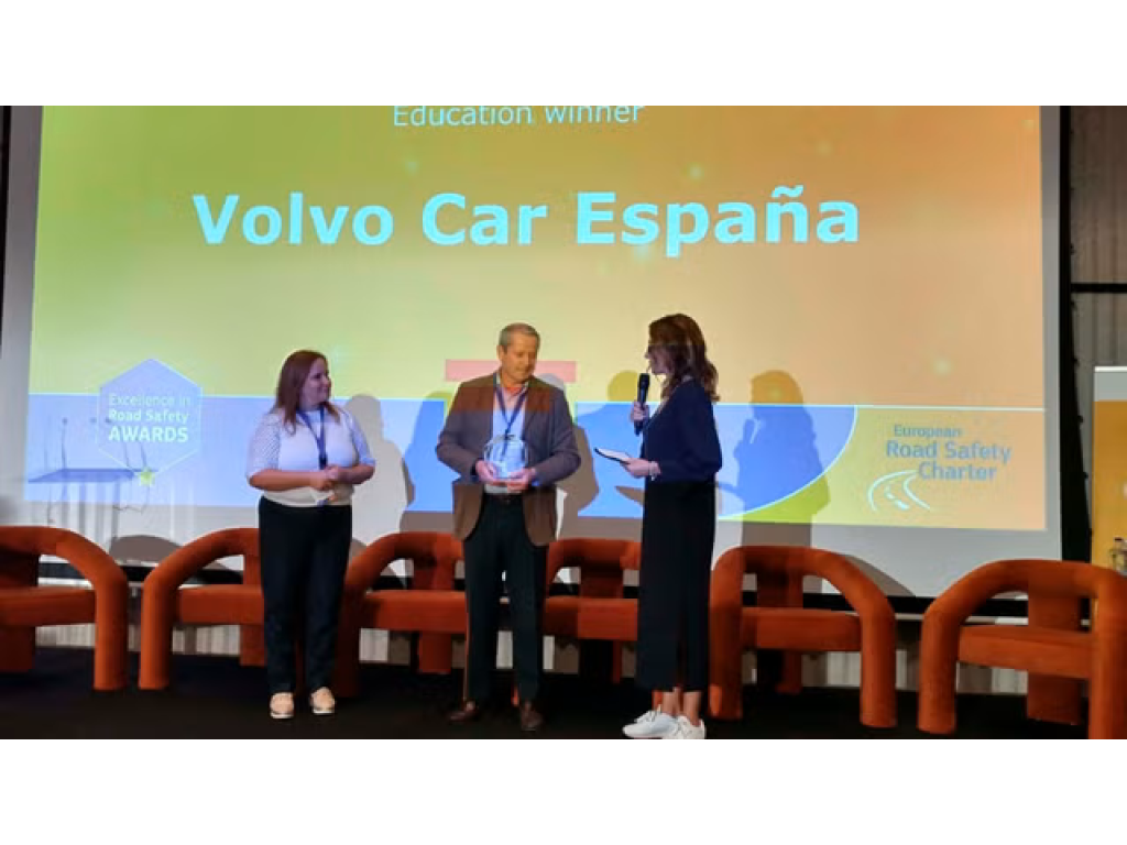 Volvo Car España galardonada en los Premios a la Excelencia en Seguridad Vial