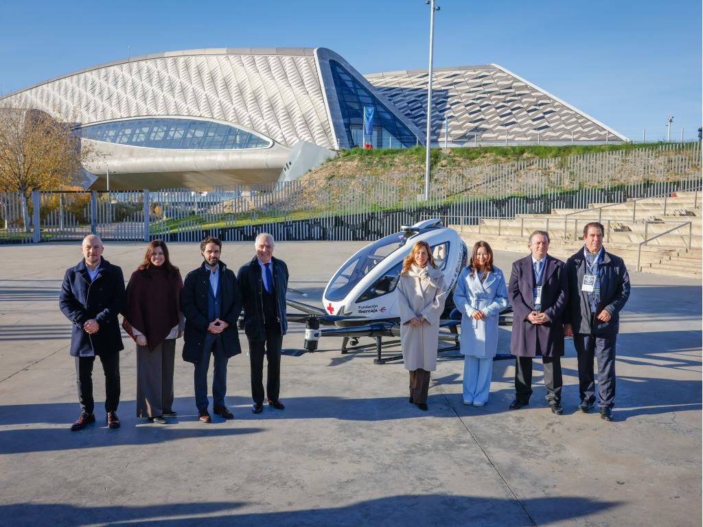 El proyecto U-SAVE valida en Zaragoza un sistema aéreo para situaciones de emergencia en ciudades con aeronaves automatizadas de gran capacidad
