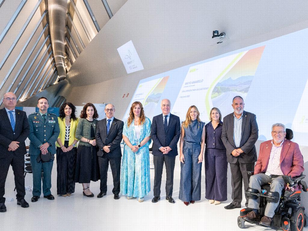 Fundaci&oacute;n Ibercaja se suma al movimiento internacional &ldquo;Mayo Amarillo&rdquo; en una jornada dedicada a la seguridad vial