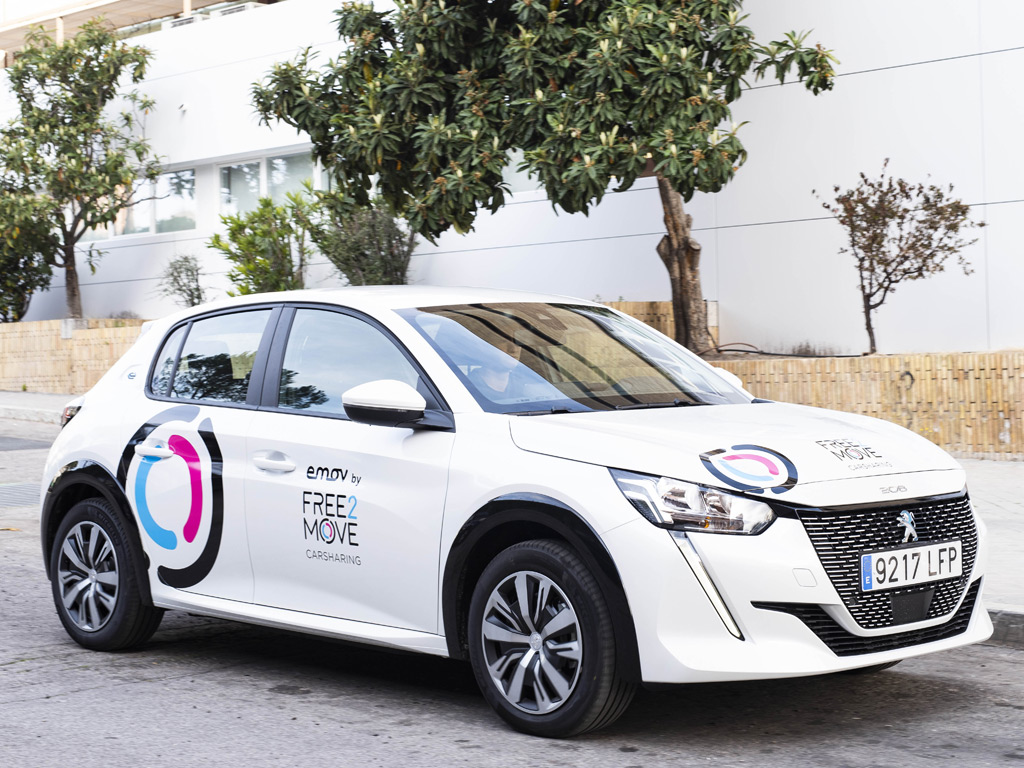 El Peugeot e-208 llega a la flota de Emov en Madrid