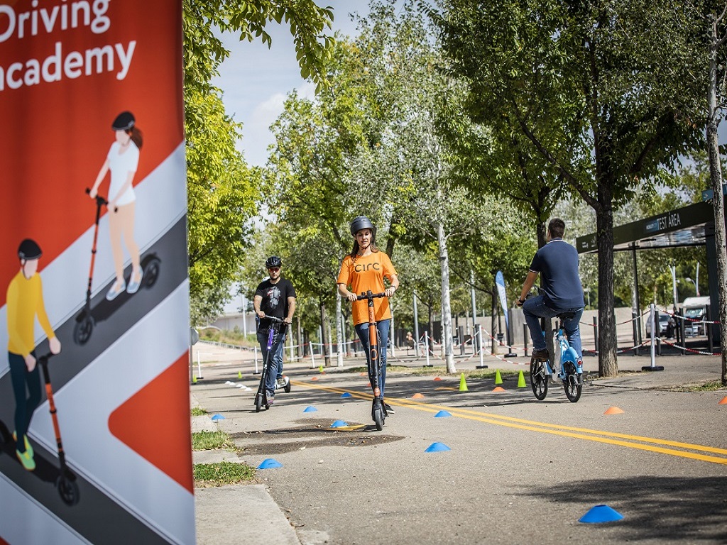 Mobility City reabre en pruebas el Test Area este fin de semana para experimentar con vehículos de movilidad personal 